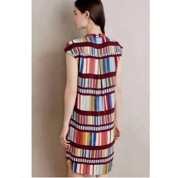 Anthropologie Maeve Au Revoir Library Shift Dress | Sz 4, multi - Picture 3 of 15